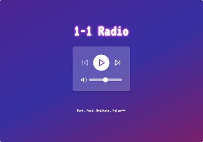Radio 项目自述